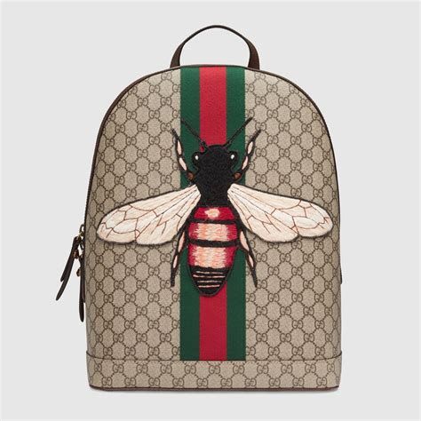 gucci bee backoack|Gucci bag with bumble bee.